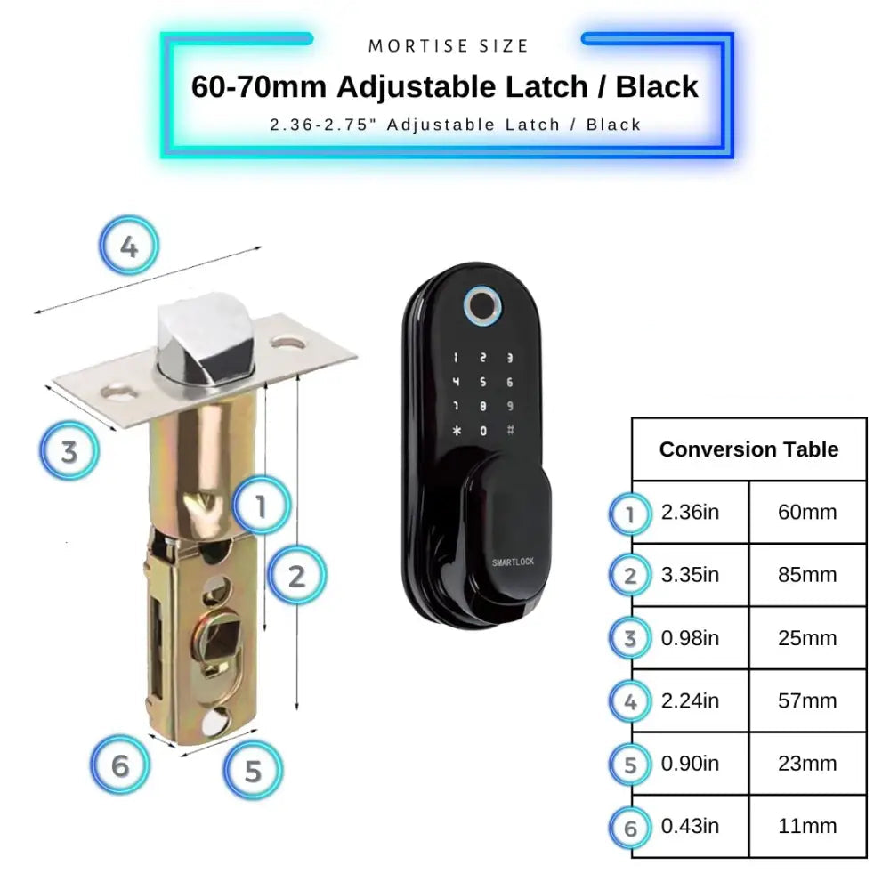 Deadbolt Smart Pad Door Lock - Smart Door Lock