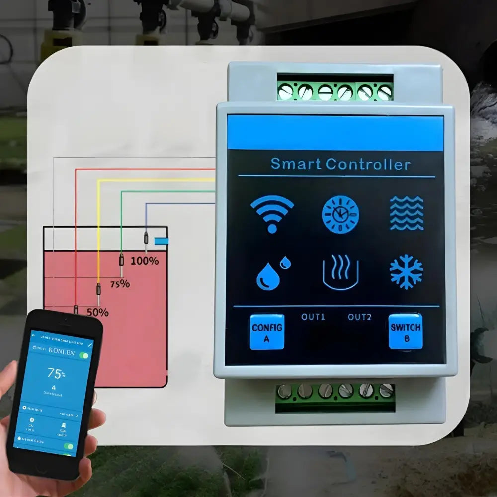 Smart Water Tank Water Level - Grey - Smart Water Tank Monitor