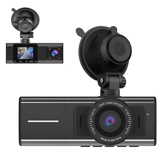 3 Cameras Smart Dash Cam Car DVR - Triple Camera Car DVR