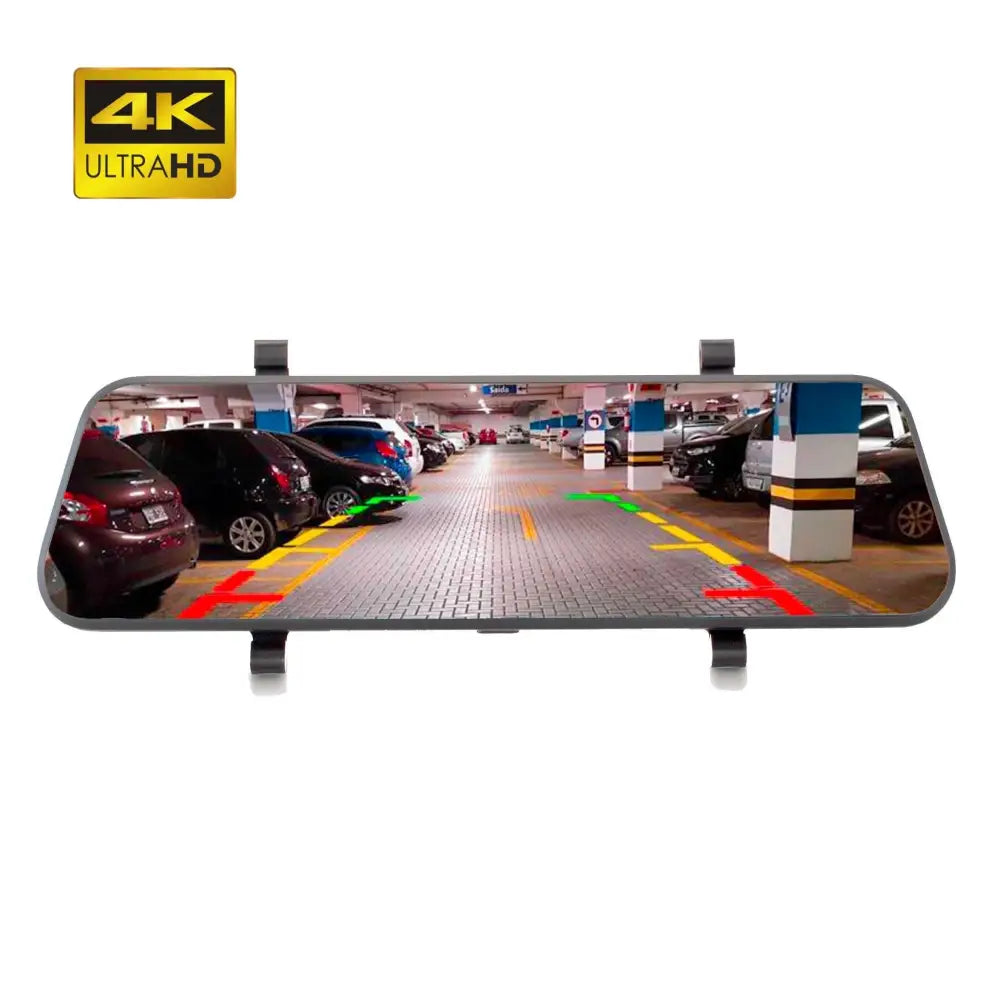 4K Smart Car Mirror Dash Cam GPS