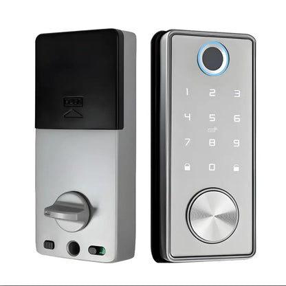 Deadbolt Smart Door Lock - Silver / No Deadbolt - Smart Lock