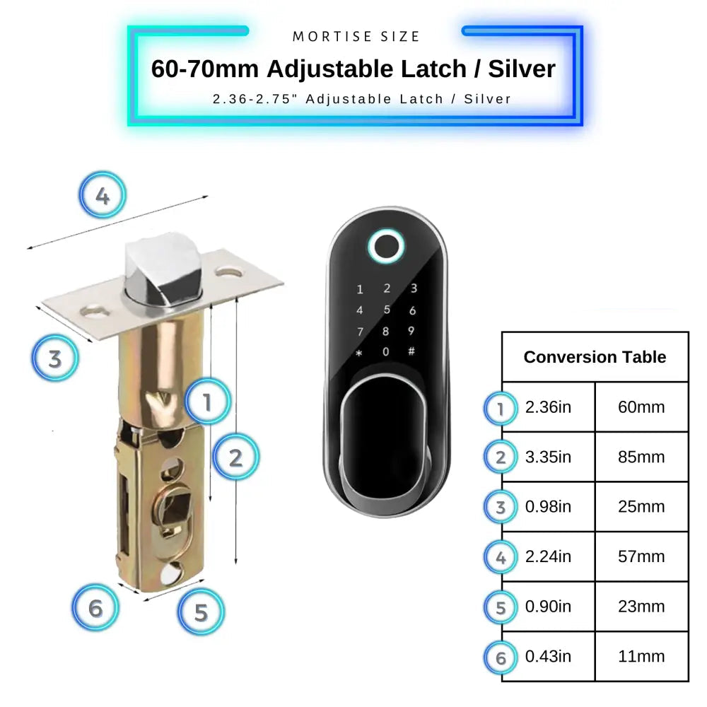 Deadbolt Smart Pad Door Lock