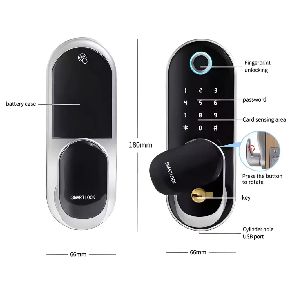 Deadbolt Smart Pad Door Lock