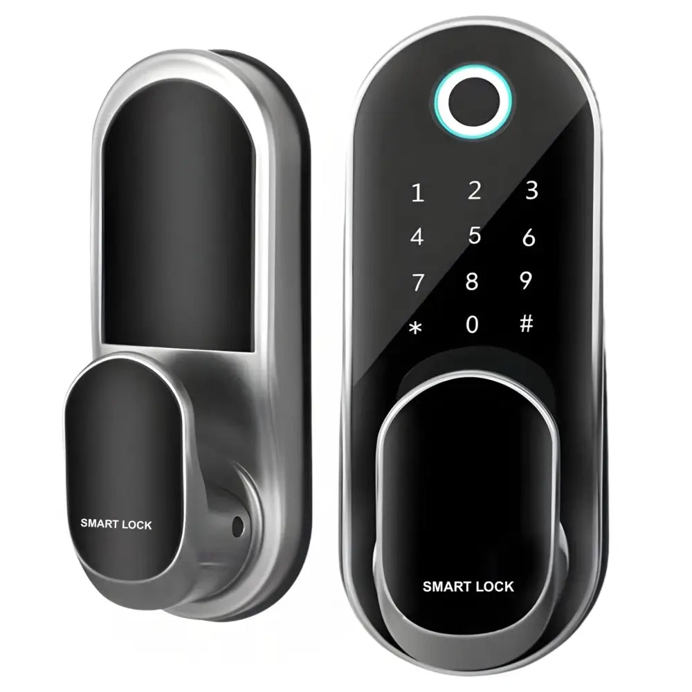 Deadbolt Smart Pad Door Lock - Silver - Smart Door Lock