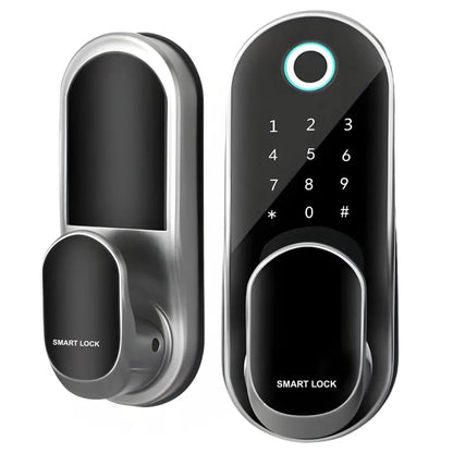 Deadbolt Smart Pad Door Lock - Silver - Smart Door Lock