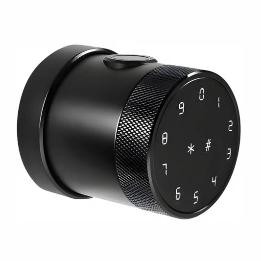 Fingerprint Door Knob - Black / No WiFi Gateway - Smart Lock
