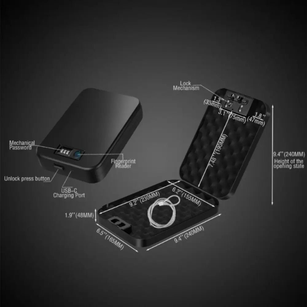 Fingerprint Gun Case