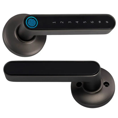 Fingerprint Smart Door Lock - Black - Smart Door Lock