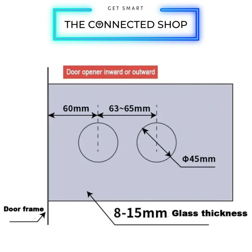 Glass Swing Door Smart Lock