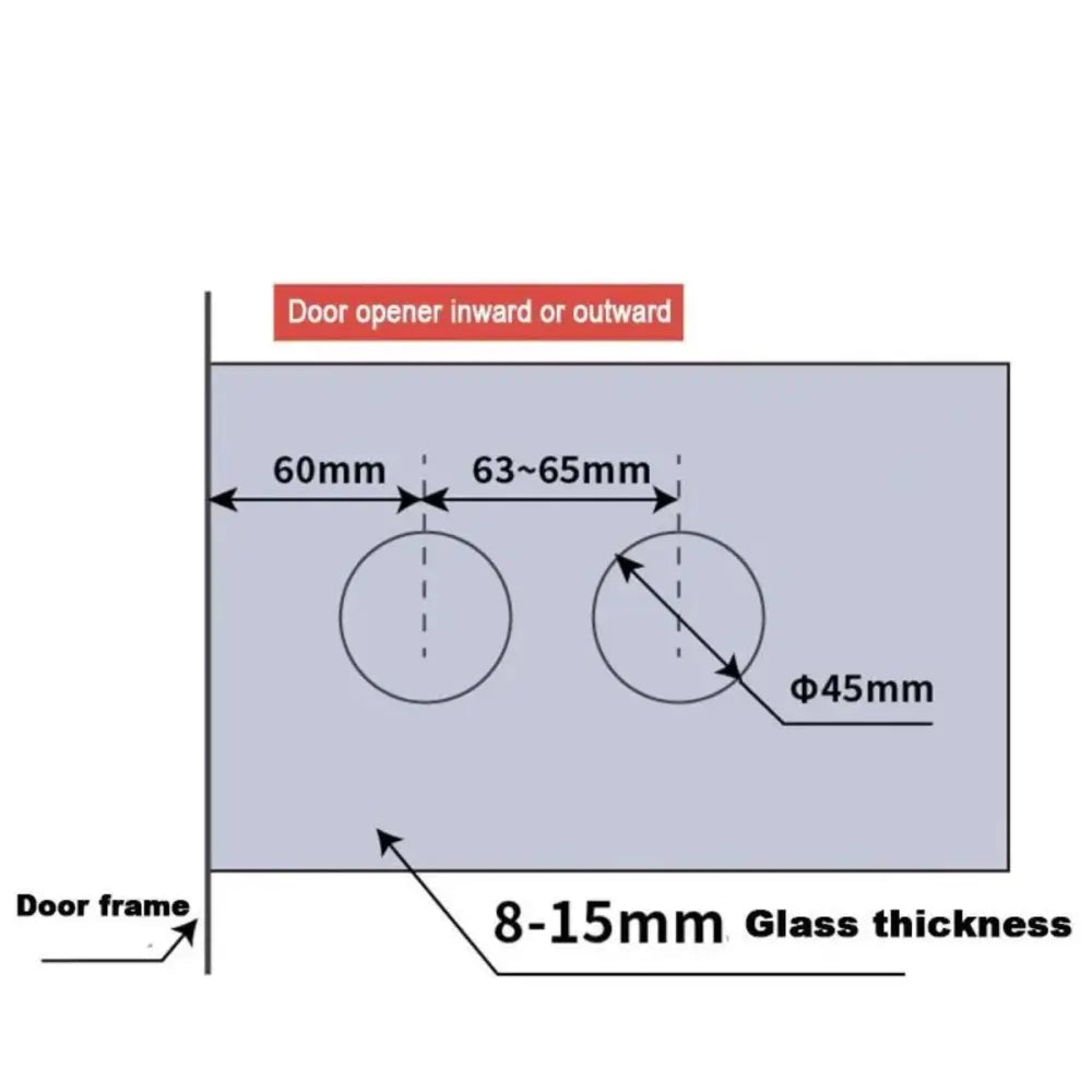 Glass Swing Door Smart Lock - Smart Lock