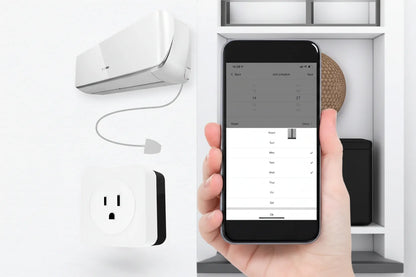 Intelligent AC Device Control with Energy Monitoring - White - Smart Power Outlet