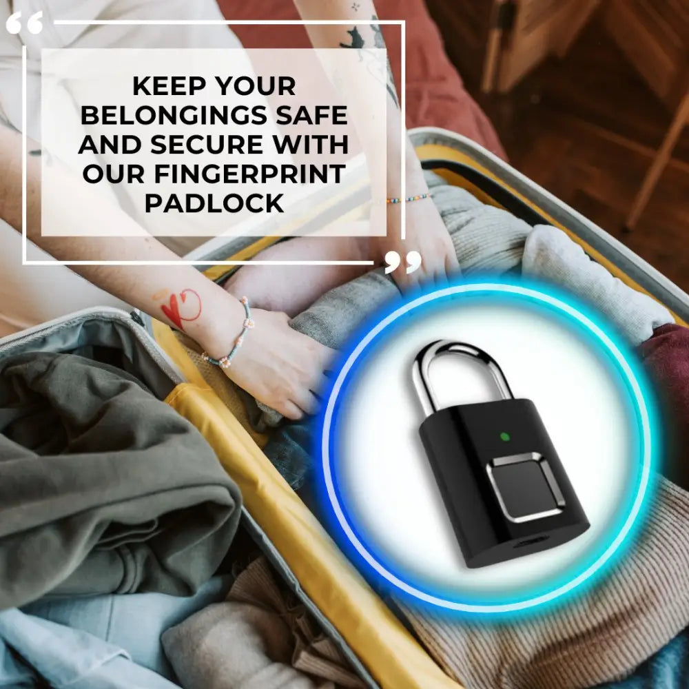 Luggage Fingerprint Padlock