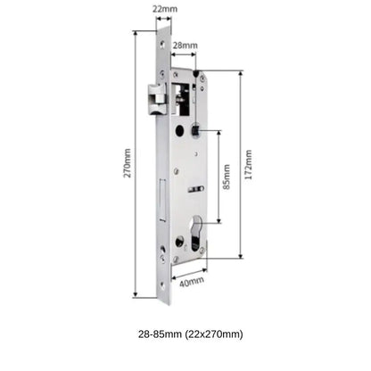 Mortises - 28-85mm (22x270mm) - Mortise - Smart Lock