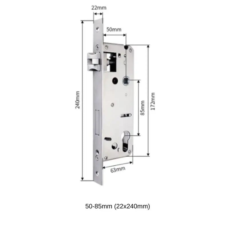 Mortises - 50-85mm (22x240mm) - Mortise - Smart Lock