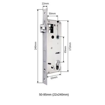 Mortises - 50-85mm (22x240mm) - Mortise - Smart Lock