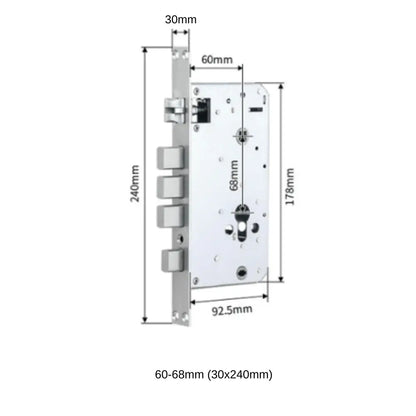 Mortises - 60-68mm (30x240mm) - Mortise - Smart Lock