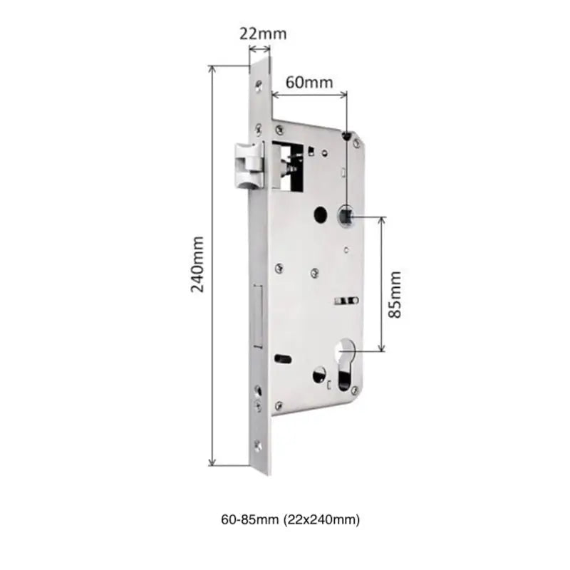 Mortises - 60-85mm (22x240mm) - Mortise - Smart Lock