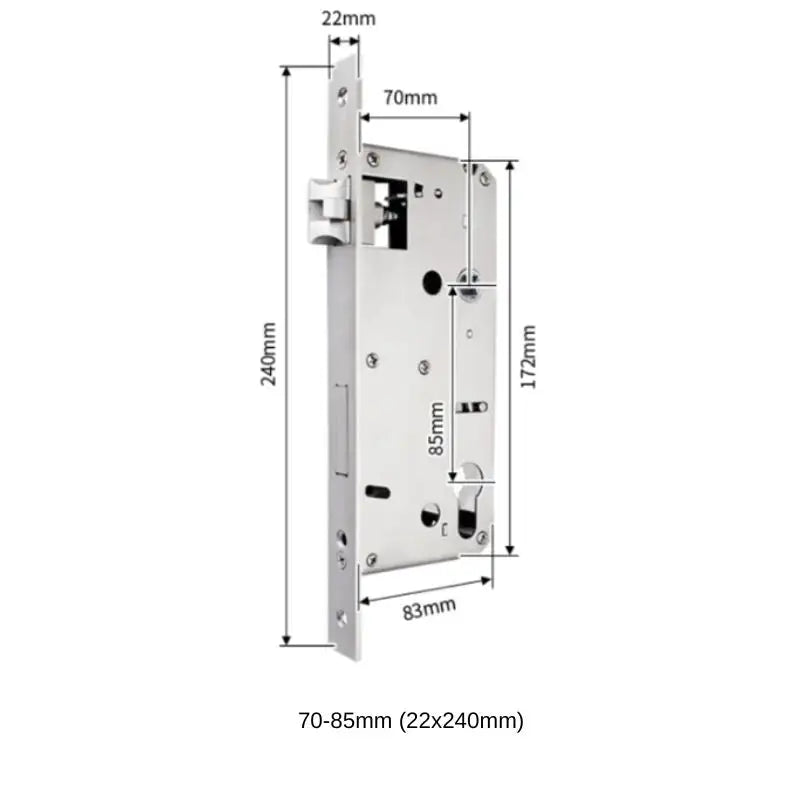 Mortises - 70-85mm (22x240mm) - Mortise - Smart Lock