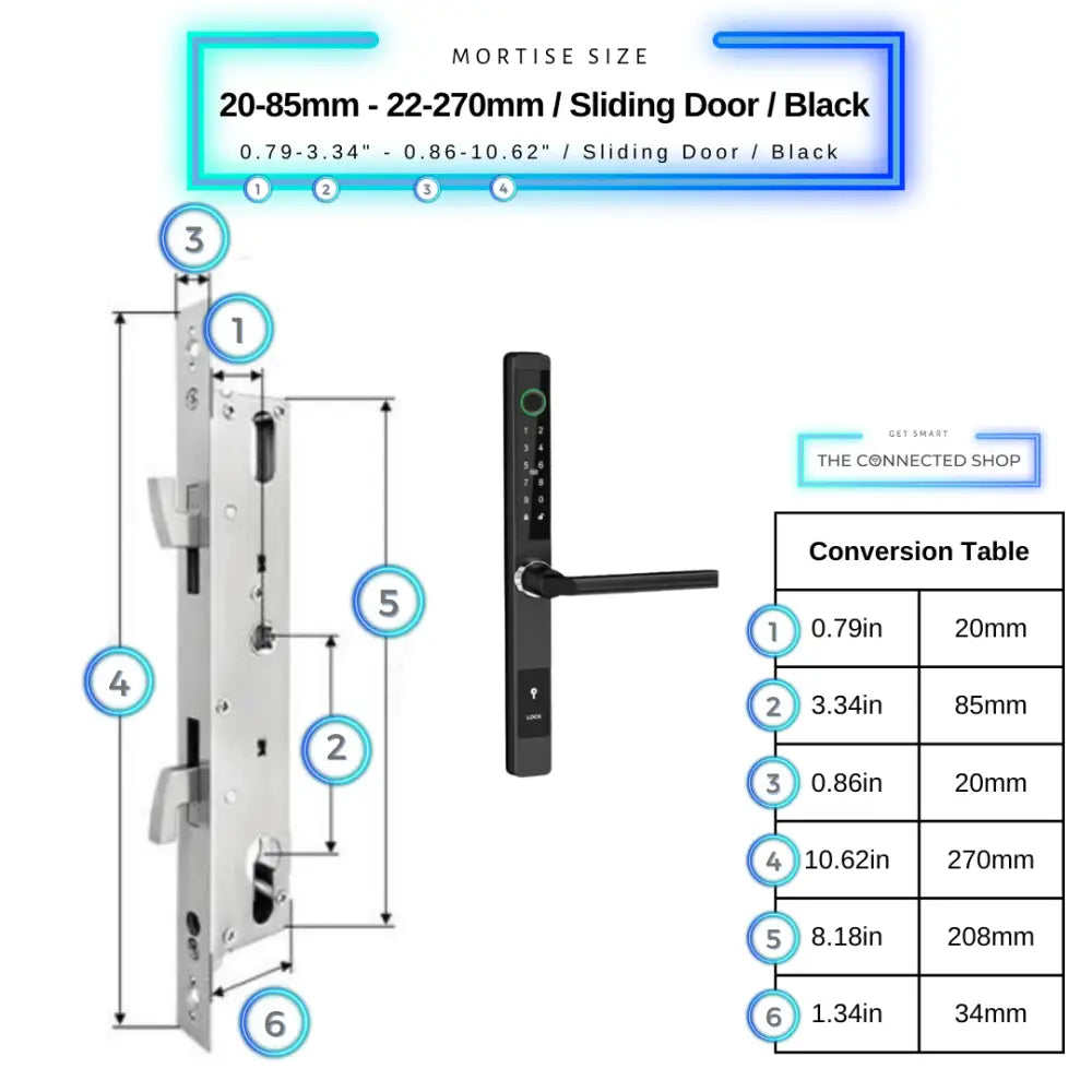 Sliding Door Smart Door Lock