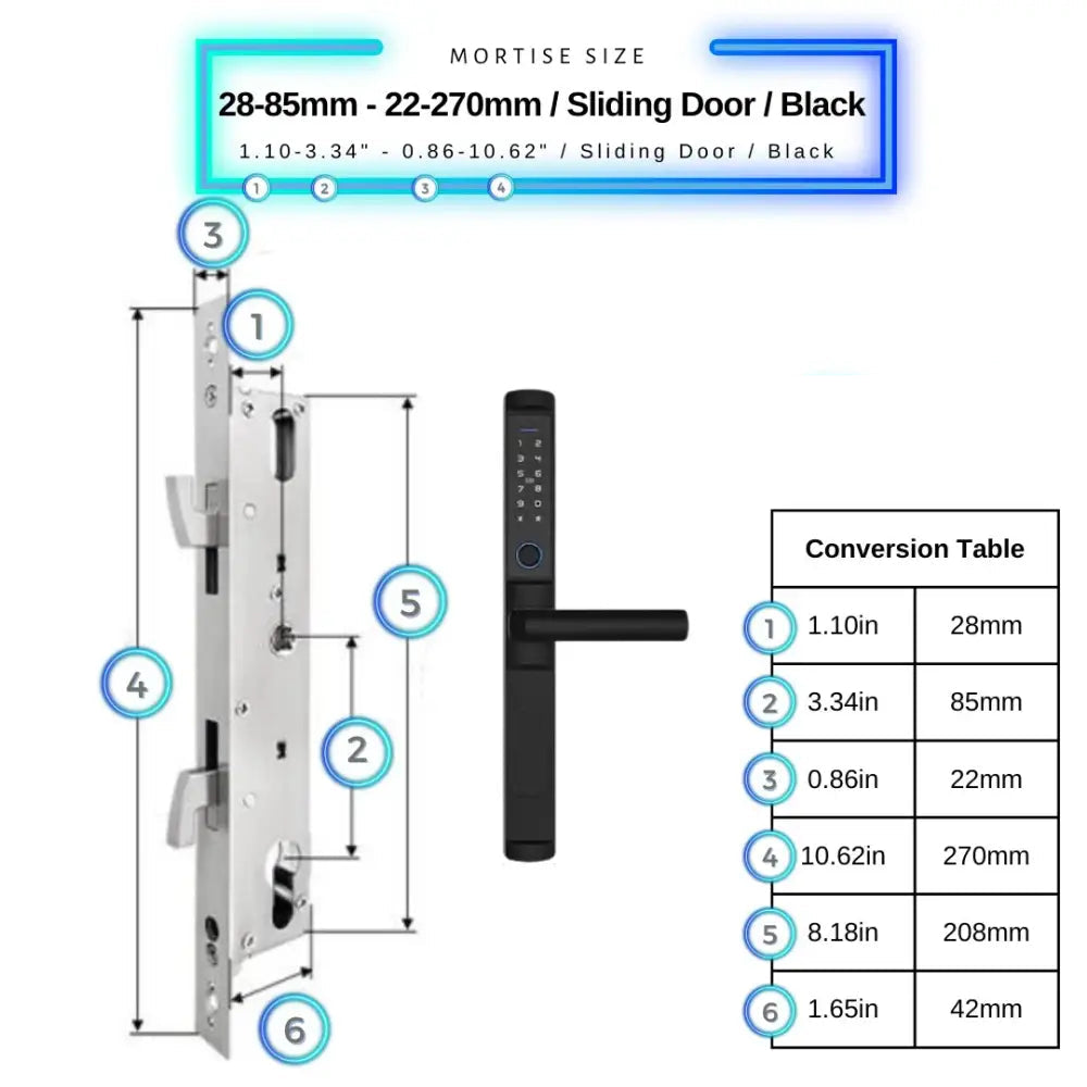 Sliding Door Smart Lock
