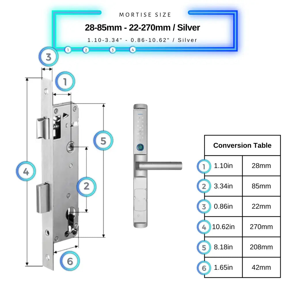 Sliding Door Smart Lock