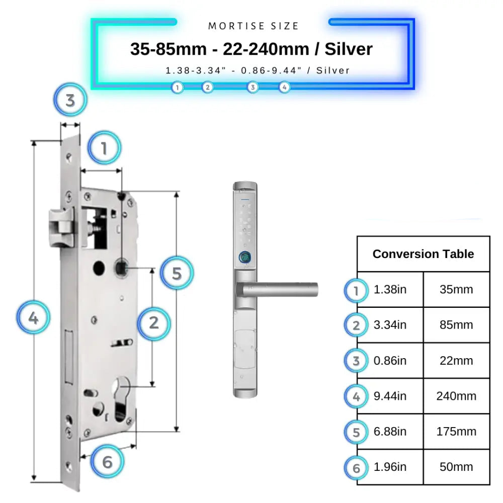 Sliding Door Smart Lock