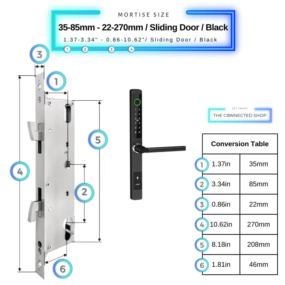 Sliding Door Smart Door Lock