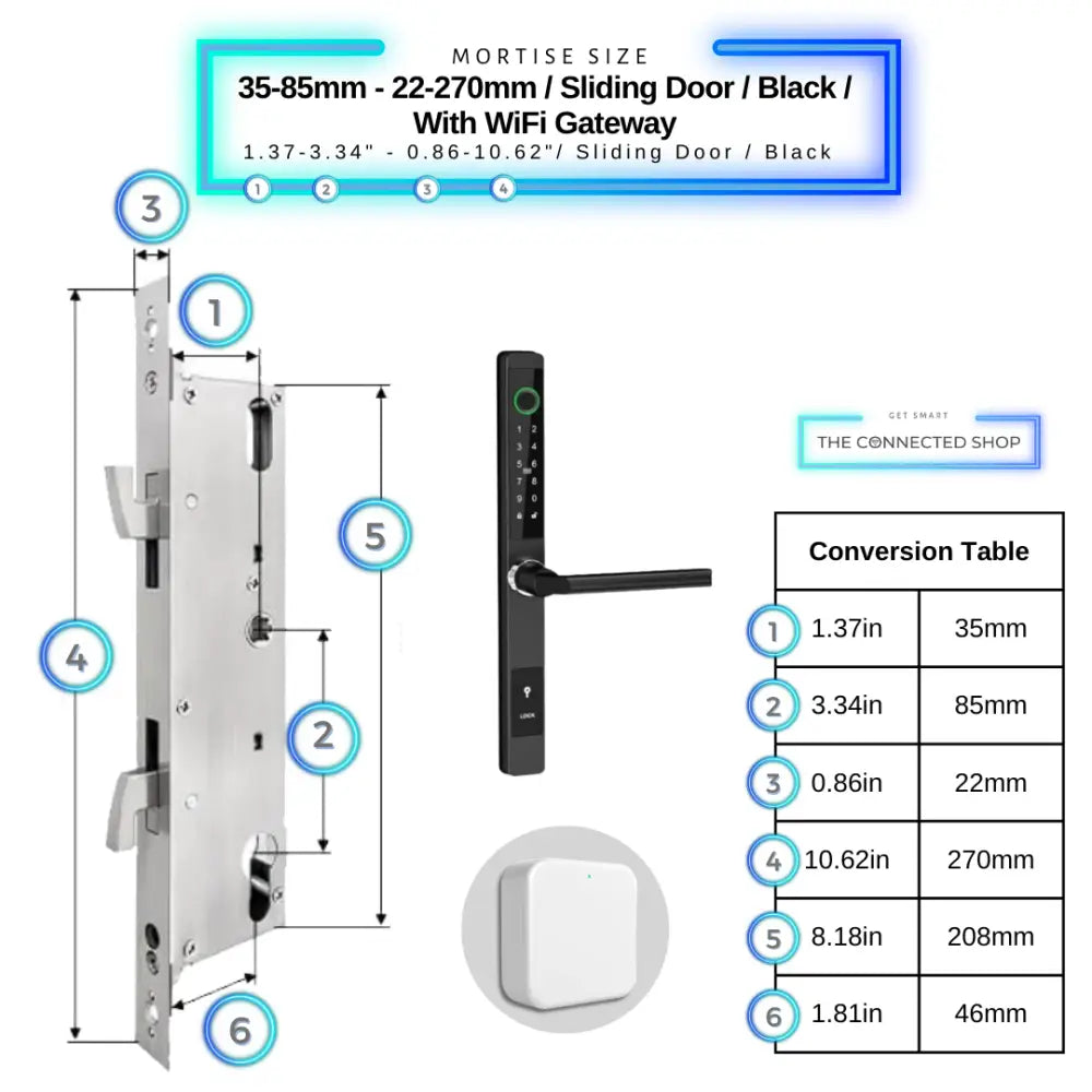 Sliding Door Smart Door Lock