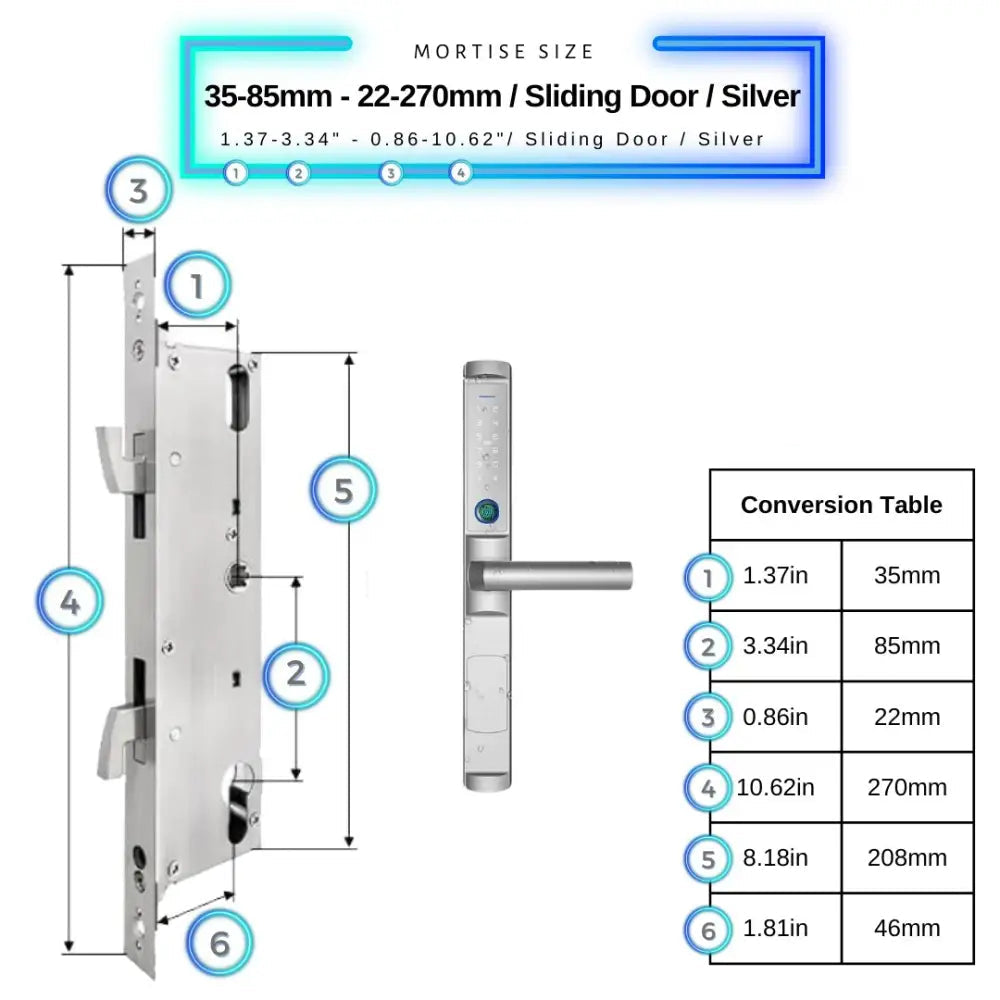 Sliding Door Smart Lock