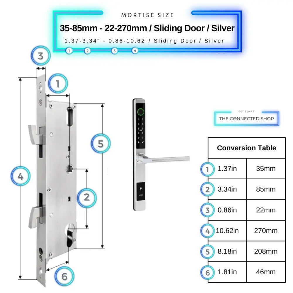 Sliding Door Smart Door Lock