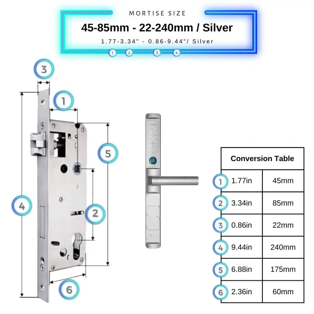 Sliding Door Smart Lock
