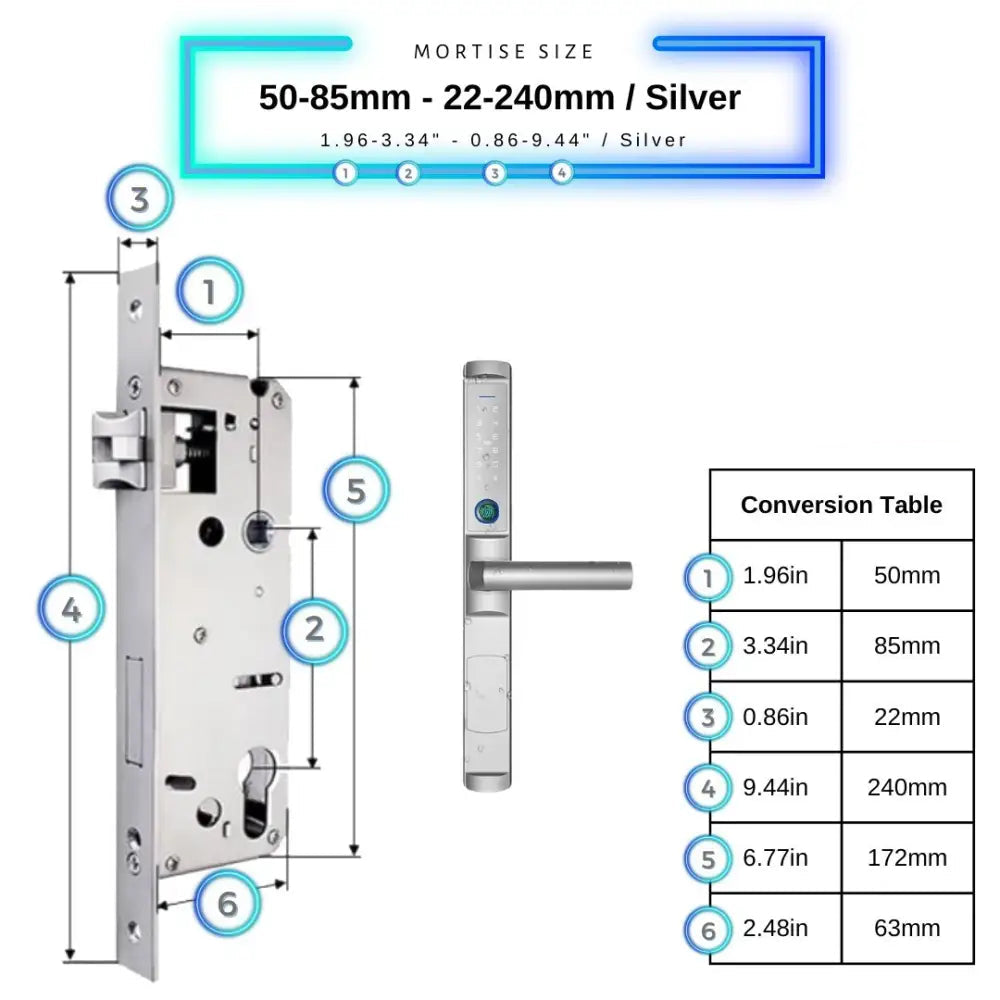 Sliding Door Smart Lock