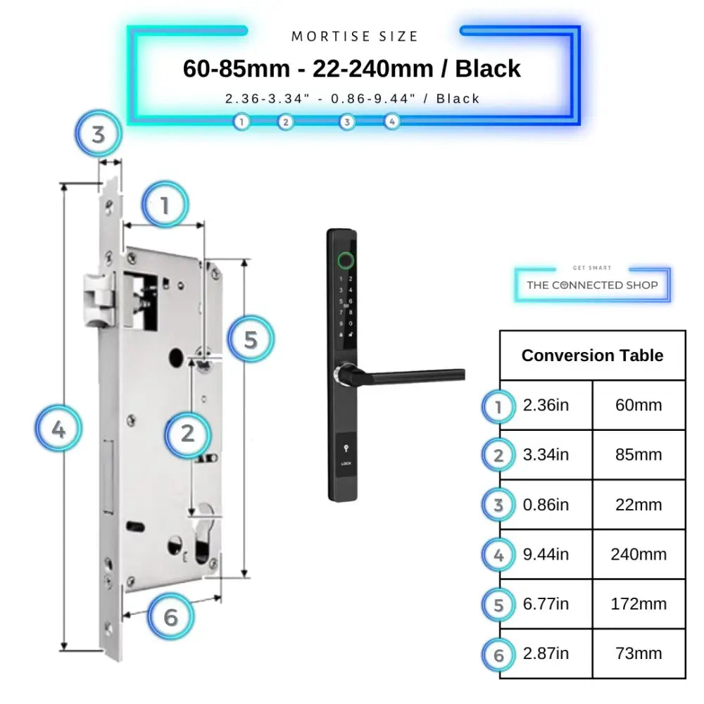 Sliding Door Smart Door Lock