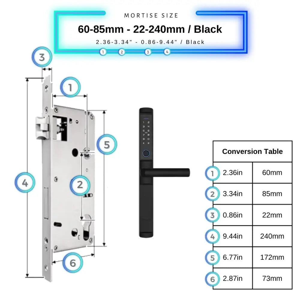 Sliding Door Smart Lock