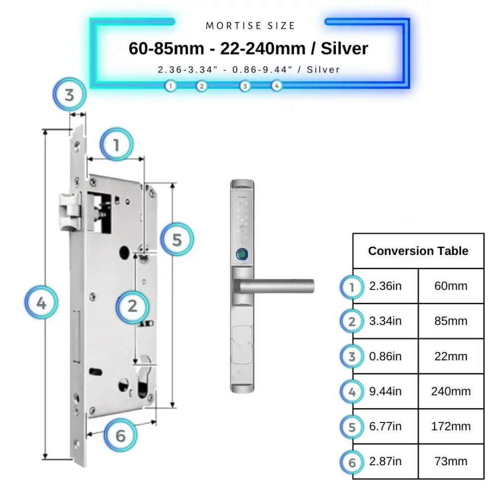 Sliding Door Smart Lock