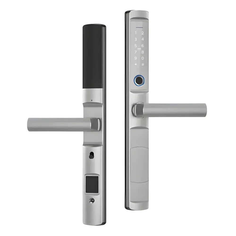 Sliding Door Smart Lock - No mortise / Silver - Smart Lock
