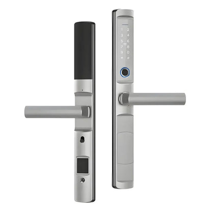 Sliding Door Smart Lock - No mortise / Silver - Smart Lock