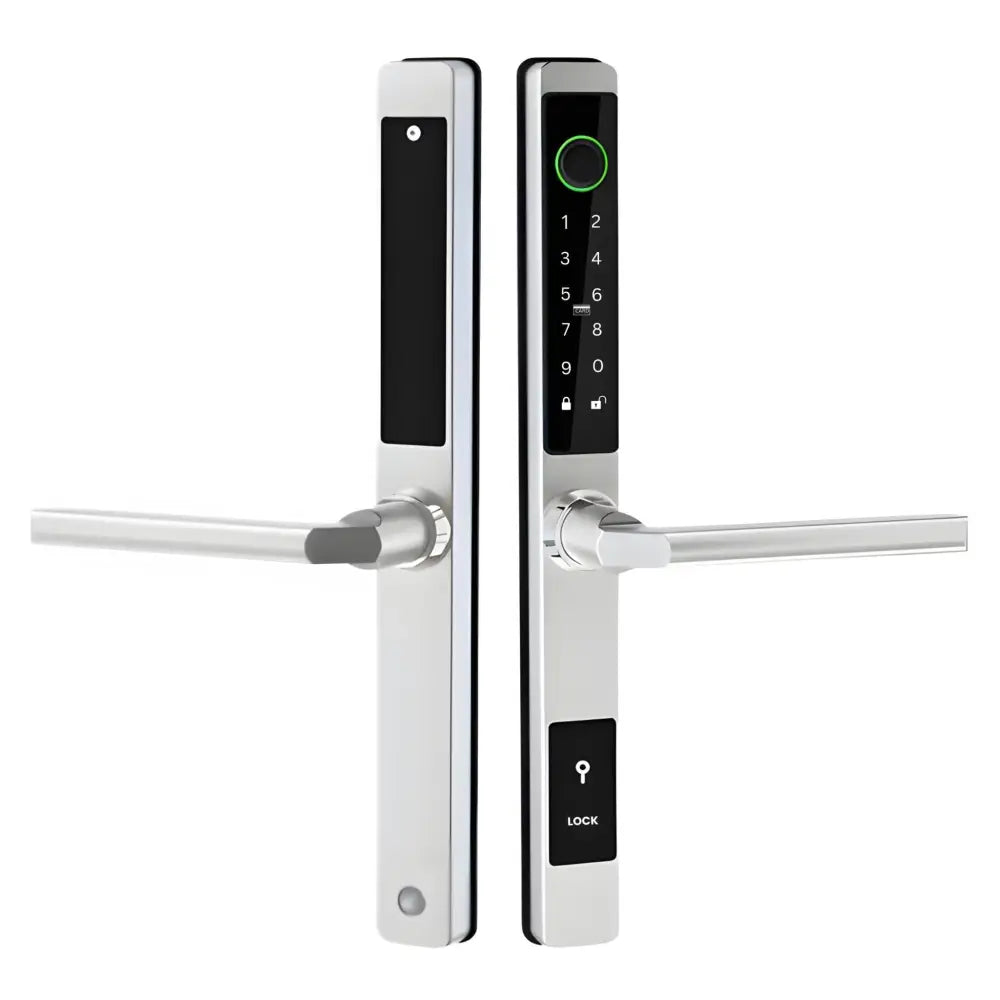 Sliding Door Smart Door Lock - No mortise / Silver / No WiFi Gateway - Smart Lock