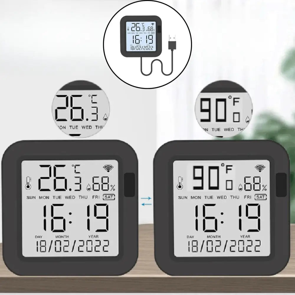 Smart Air Sensor - Smart Smart Air Quality and Temperature Monitor
