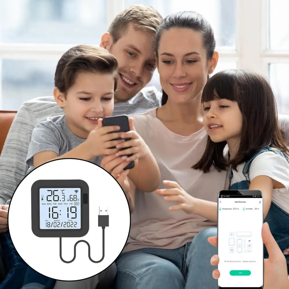 Smart Air Sensor - Smart Smart Air Quality and Temperature Monitor