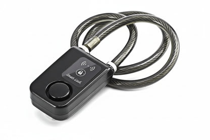 Smart Bike Lock - Black / Steel Wire - Smart Bike Lock