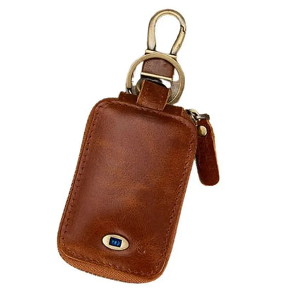 Smart Bluetooth Car Key Holder - Brown - Smart Wallet