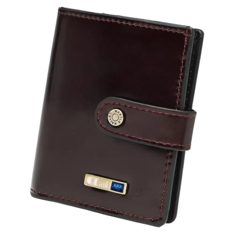 Smart Bluetooth Wallet Strap - Red Wine - Smart Wallet