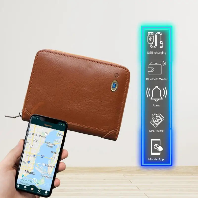 Smart Card Holder Bluetooth Tracker - Smart Wallet