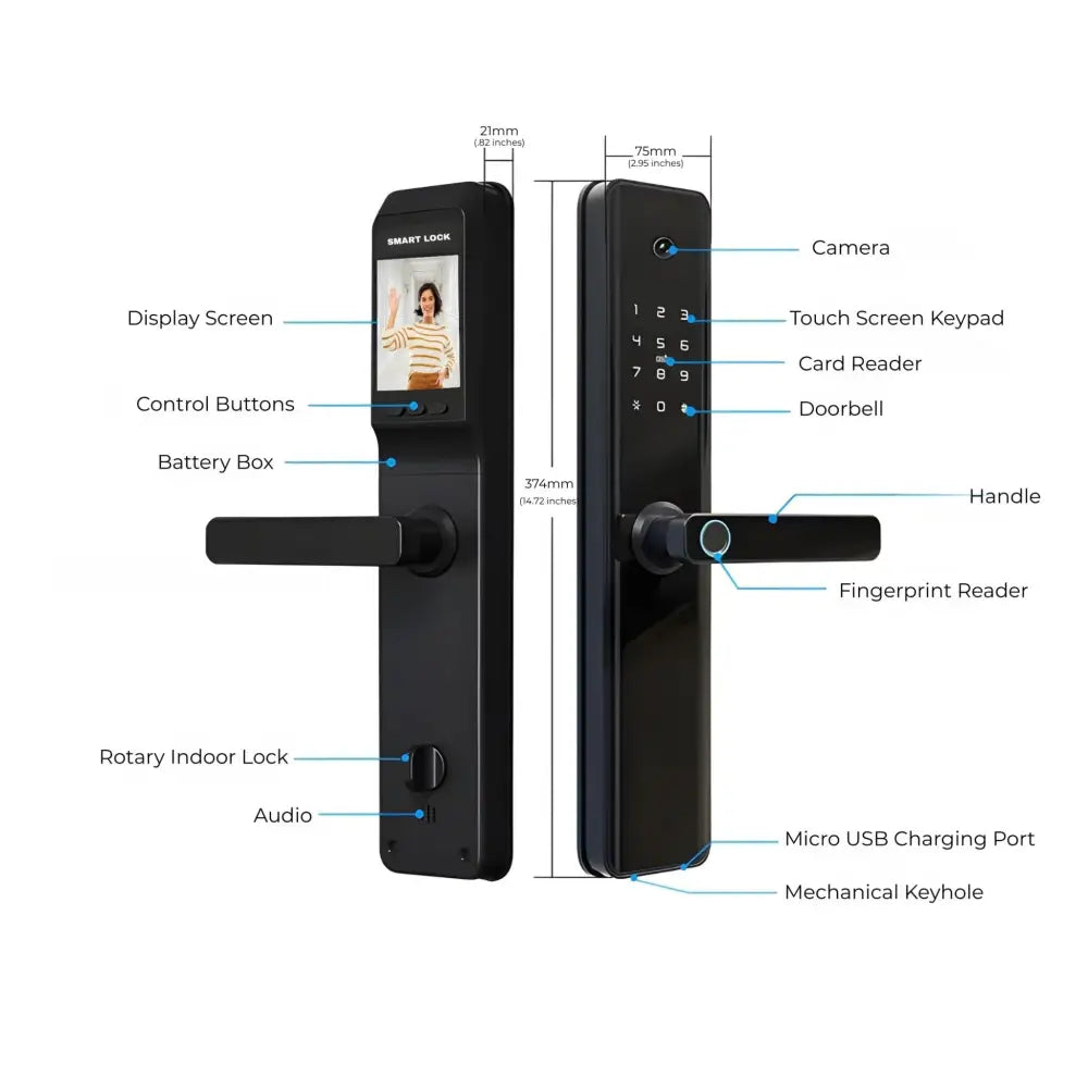 Smart Door Lock Camera - Smart Door Lock with Camera
