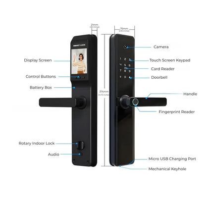 Smart Door Lock Camera - Smart Door Lock with Camera