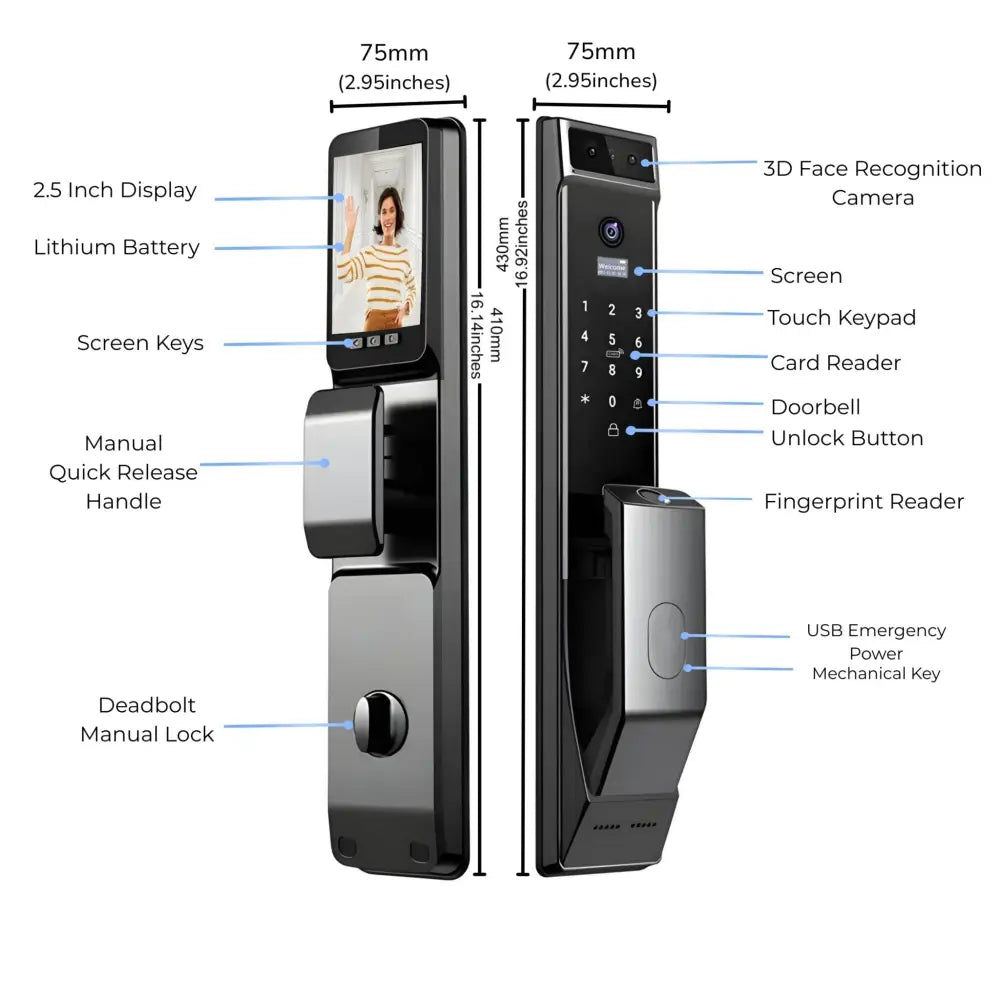 Smart Door Lock Face Recognition Plus - Smart Door Lock