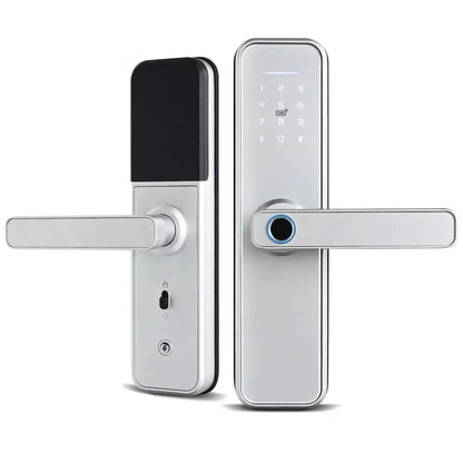 Smart Door Lock - No mortise / Silver - Smart Wi-Fi Door Lock