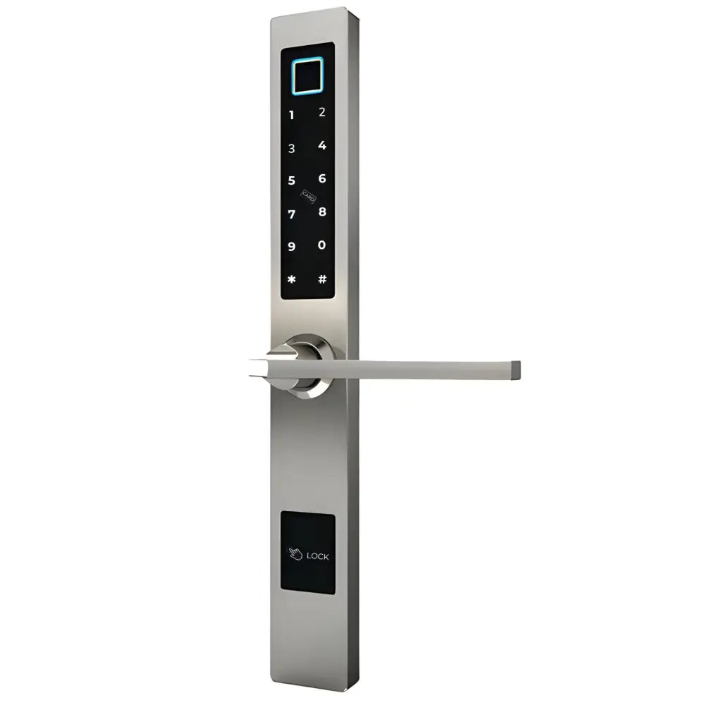 Smart Door Lock Sleek - No Mortise / Silver - Smart Lock