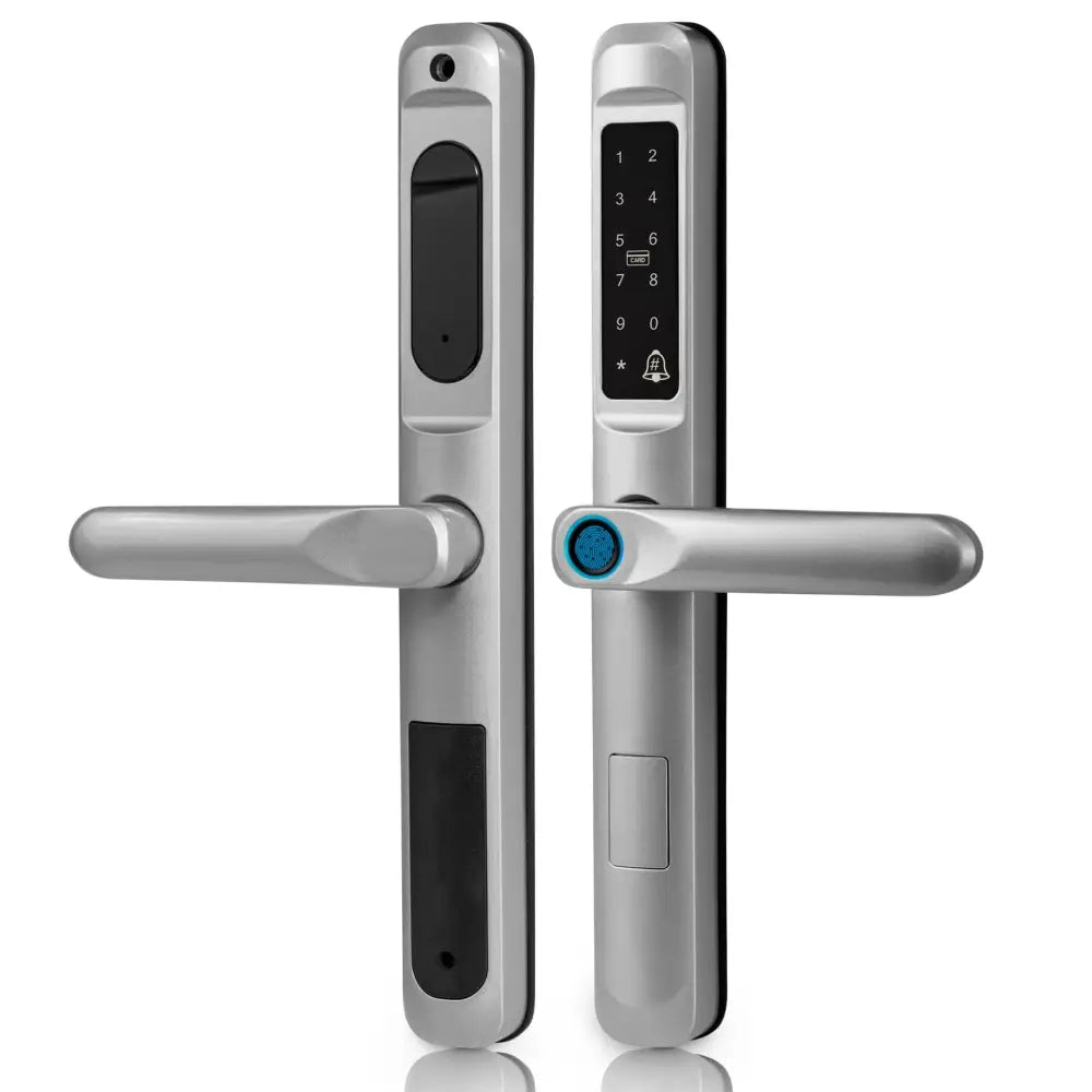 Smart Door Lock Slim - No mortise / Silver - Smart Lock